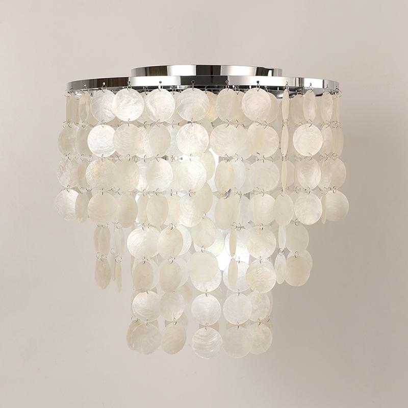 DIY moderne weiße natürliche Muschel-Pendelleuchten E14 LED Muschelbeleuchtung für Esszimmer Wohnzimmer Küche Schlafzimmer Heimleuchte