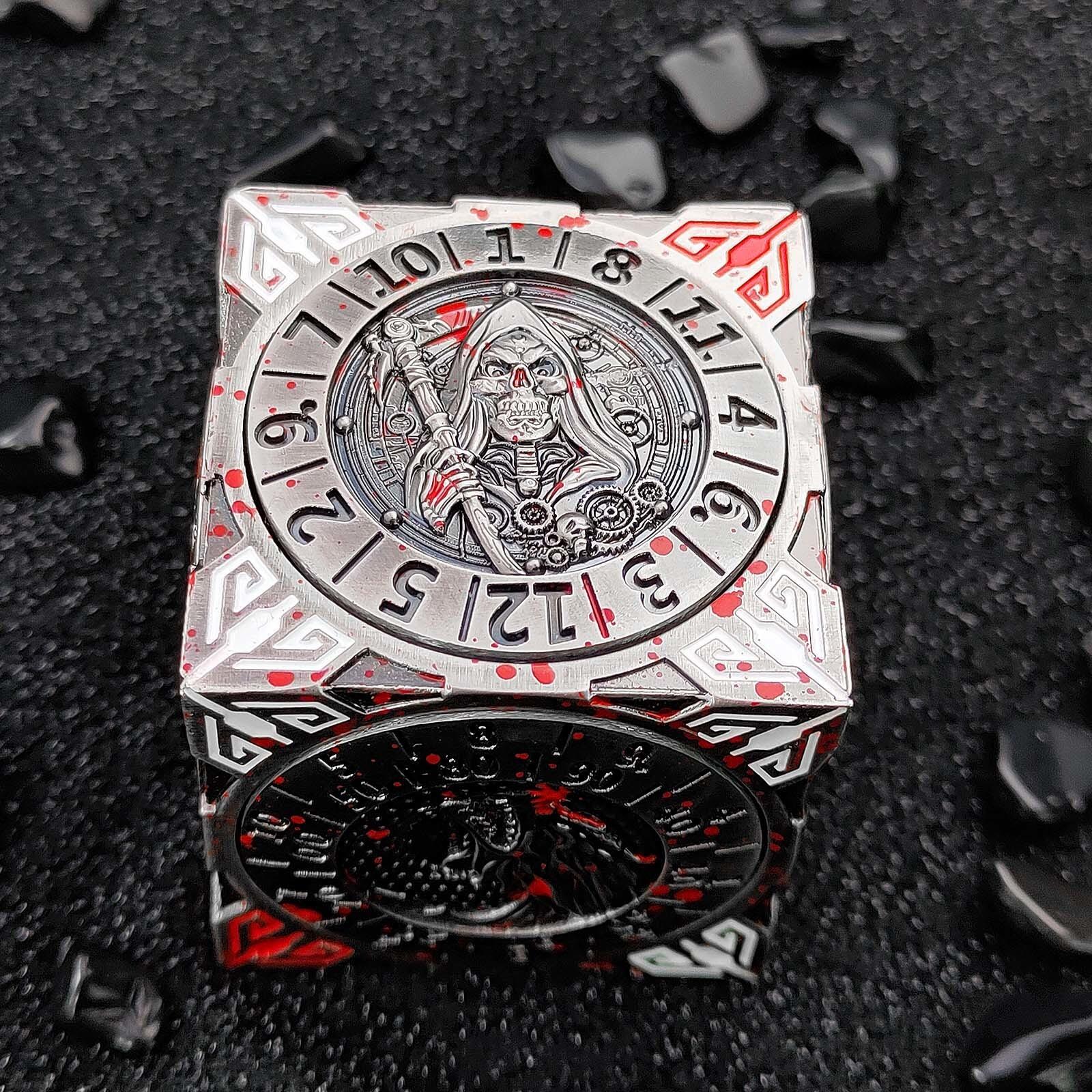 7-в-1 шестигранные вращающиеся игральные кости DND для ролевой игры Dungeon And Dragon, игральные кости D4, D6, D8, D12, D20, D10/% с многогранным колесом
