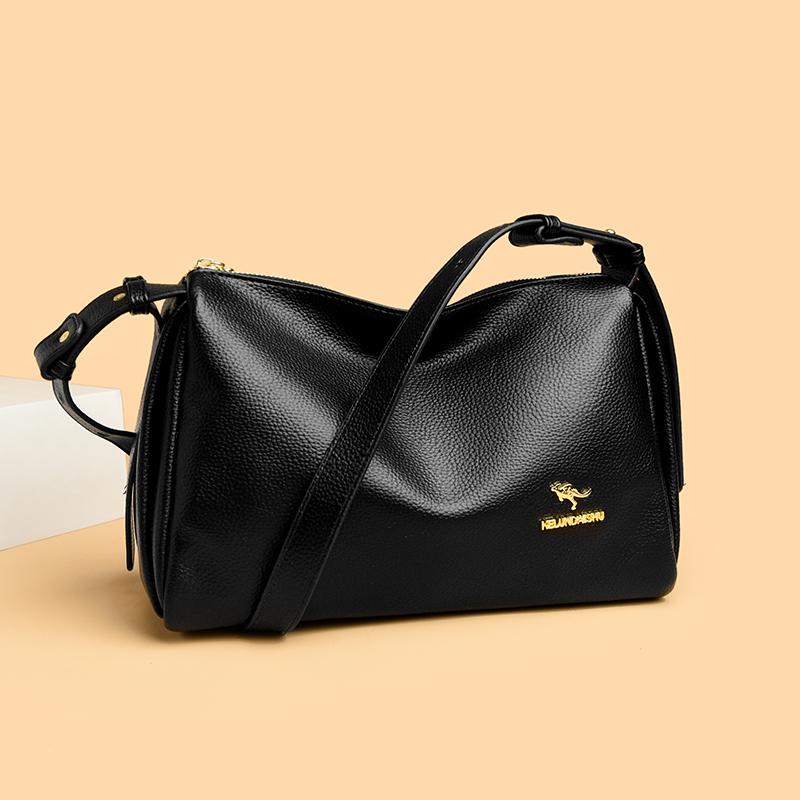 Fashionable Soft Leather Shoulder Bag Soft Shoulder Crossbody Bag for Daily Commute Work Weekend Outings and Ladies' Holiday Gifts