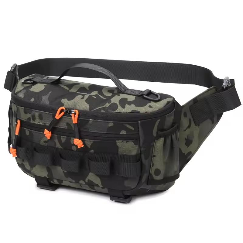Fishing Chest Waist Bag Tactical Outdoor Travel Sports Fishing Lure Bags Hunting Camping Hiking Cycling Pack Rig Pouch