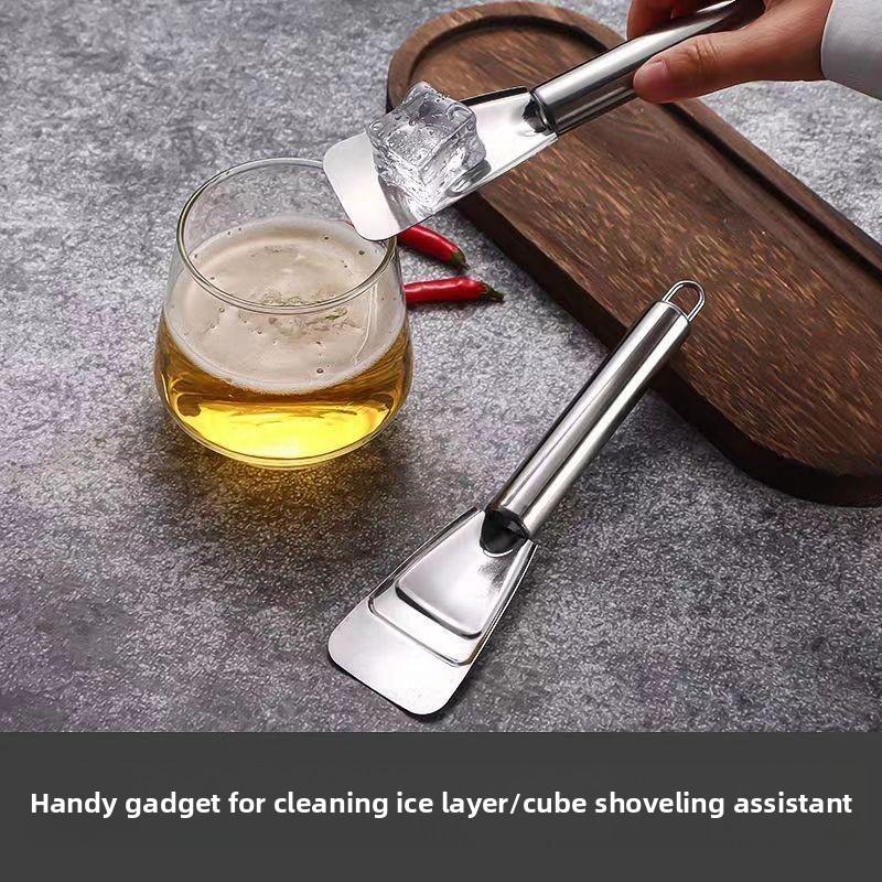Freezer Stainless Steel De-icer Shovel Refrigerator De-icer Household Cleaning Gadgets Defrost Shovel Gap Cleaning Shovel