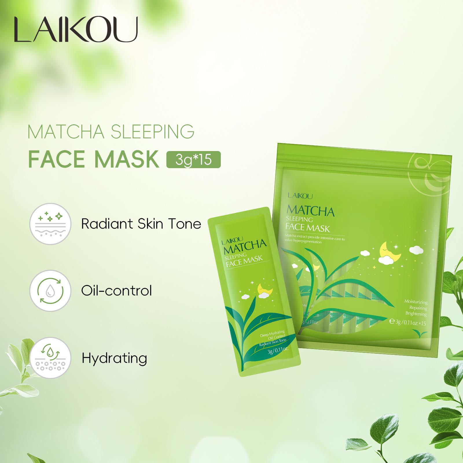 LAIKOU Cherry Blossom, Centurion, Snail Seaweed Collagen Night Facial Mask