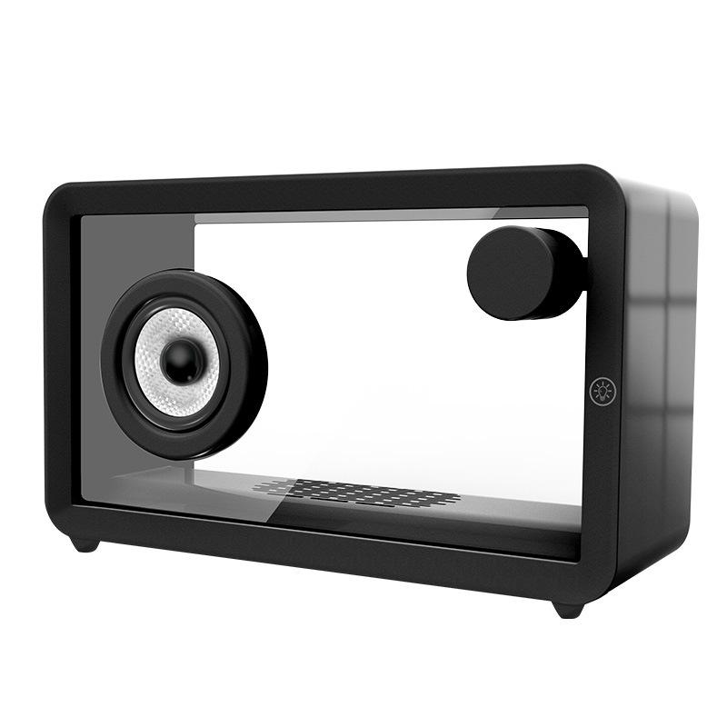 Jednoduchý transparentní zvuk Bluetooth s přenosným reproduktorem Ambience Light Barevný kreativní zvukový dárek