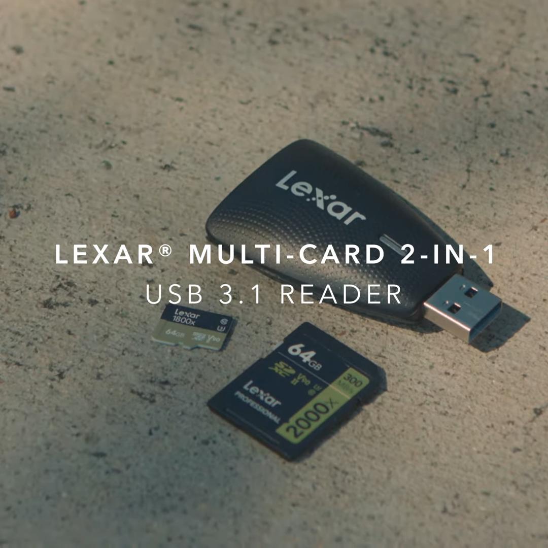 Lexar Card Reader USB 3.1 for SD Micro SD TF Memory Card Adapter for PC Smart microsd Memory Card reader SD Card Adapter