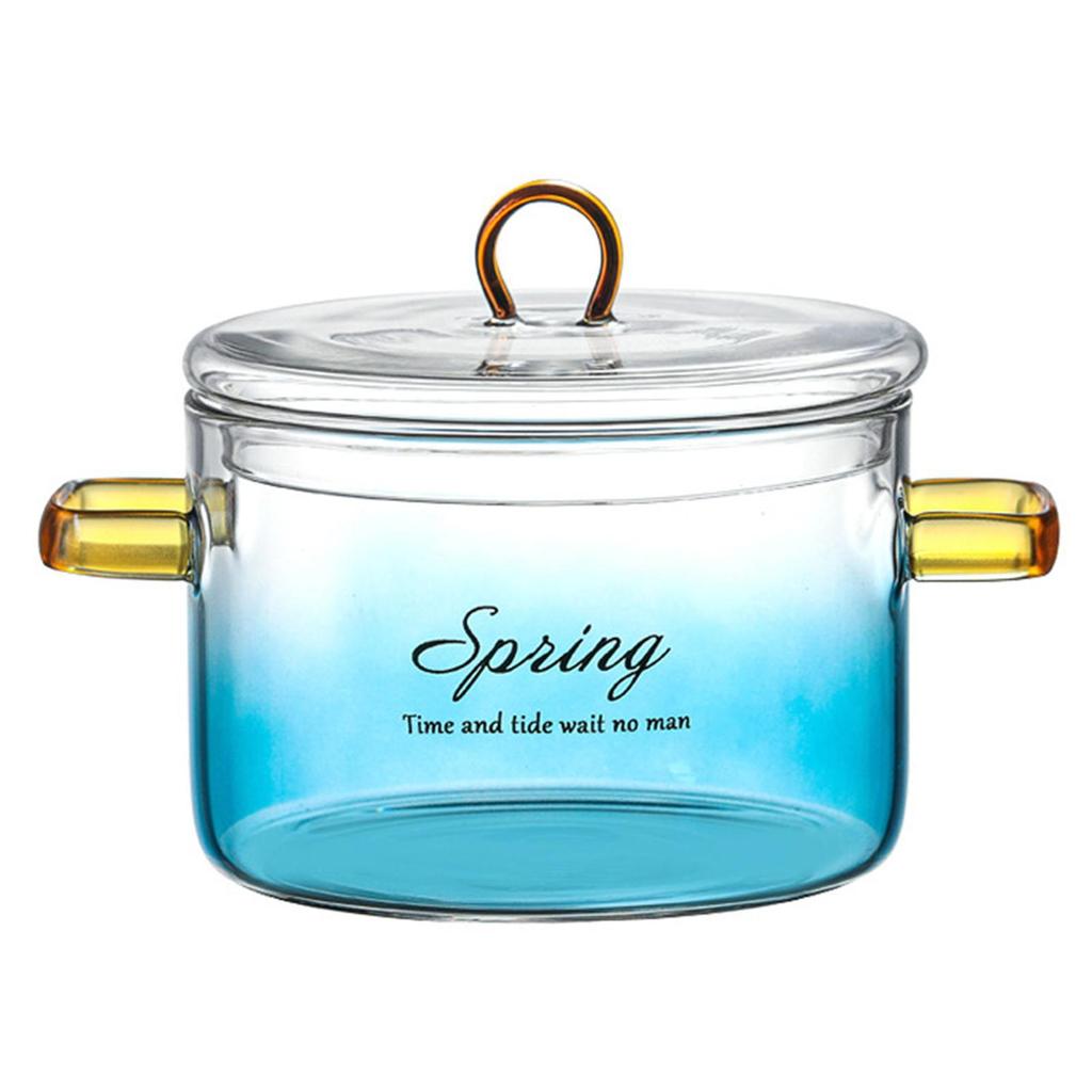5L Pentole da Cucina in Vetro Trasparente Pyrex in Vetro Borosilicato per Piano Cottura - Cina Pentola di cottura in vetro e pentola di cottura prezzo