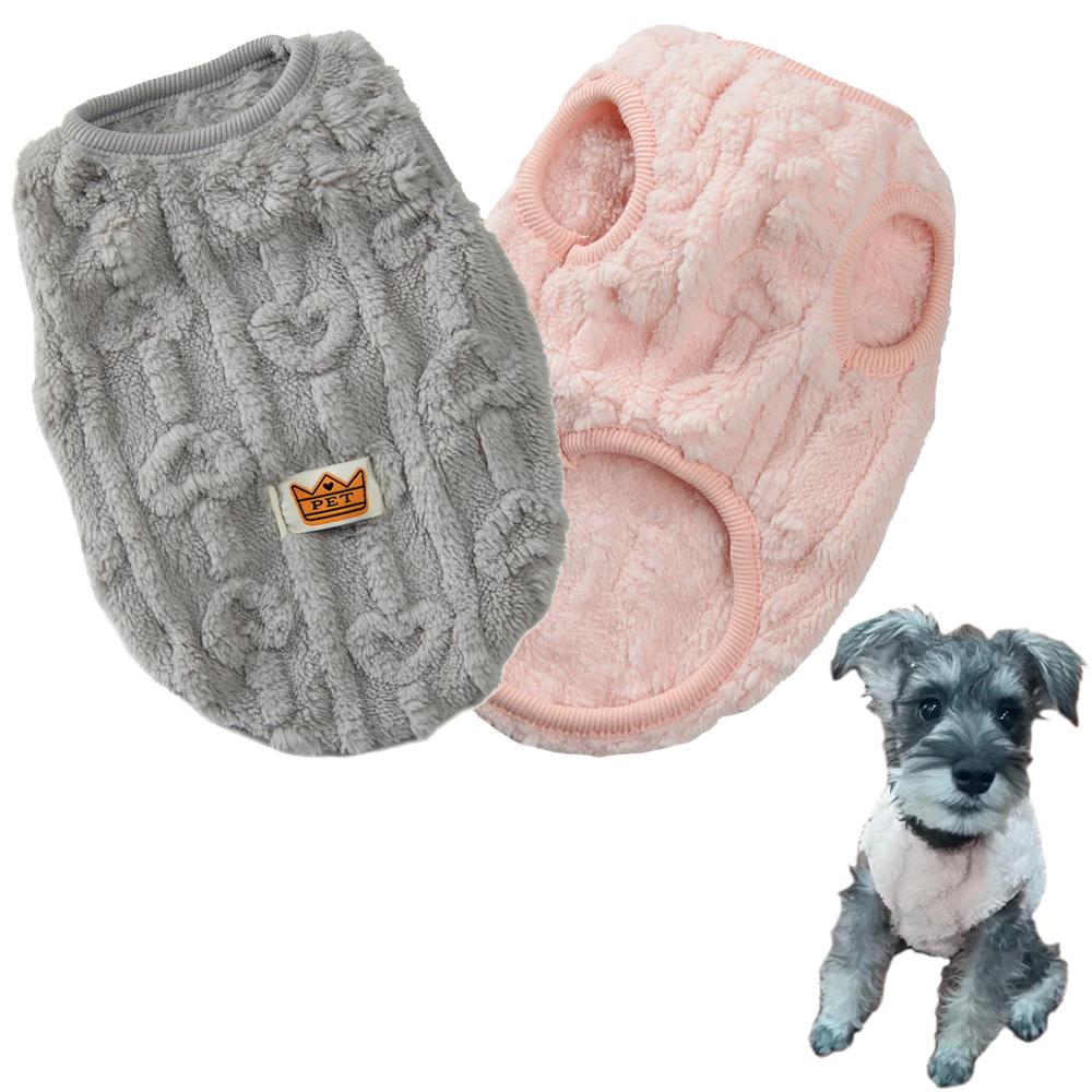 Soft Fleece Cat Clothes Winter Warm Dog Sweater For Small Medium Dogs Cats Vest Apparel Puppy Kitten Jacket Pug Coat Pet Outfits