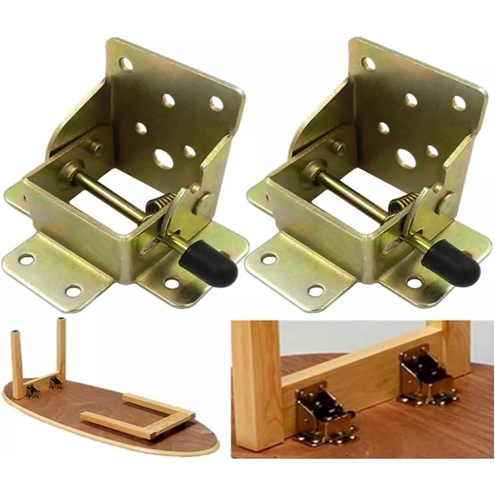 2 Klappbare Haarnadel-Tischbeine, Praktische Klappbare Tischbeine, Tragbare Laptop-Tischbeine, Küchen-Klapptisch-Verlängerungszubehör.