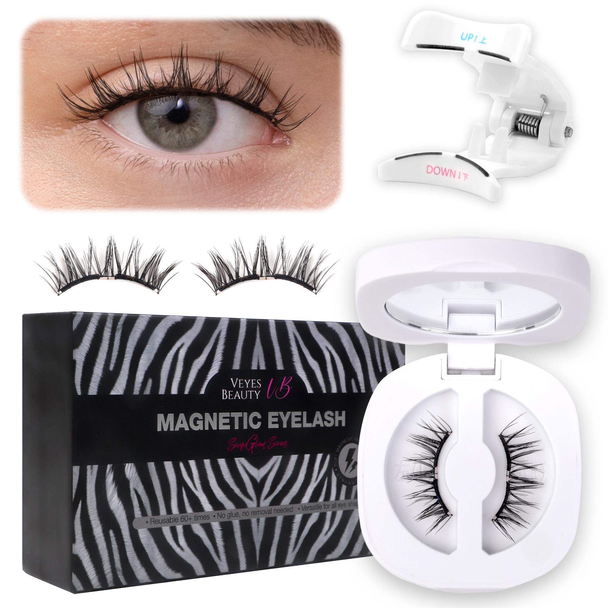 veyesbeauty NomSpirit Magnetic Lashes Glue-Free & Safe for Sensitive Eyes Reusable 300+ Times All-Day Comfort