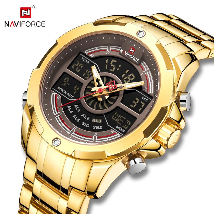 NAVIFORCE Mo Männer Uhr Quarz Digitale Männliche Uhr Militär Sport