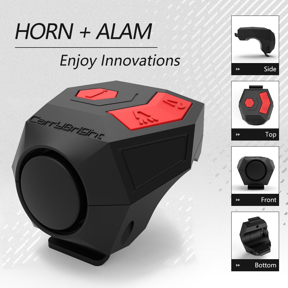Bike Elektronická houkačka Bell USB dobíjecí řidítka jízdního kola Cyklistický alarm Ring Bell 120db Hlasitý klakson Skútr Bell proti krádeži