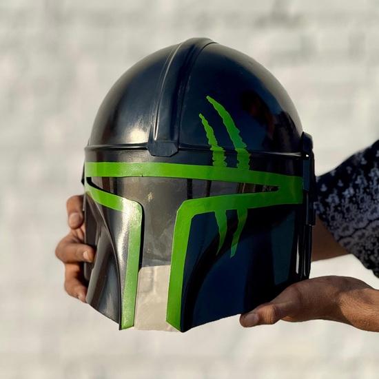 Stahlhelm Cosplay-Rüstung Requisite Echter Metallhelm Sammlerstück Handgefertigtes Geschenk