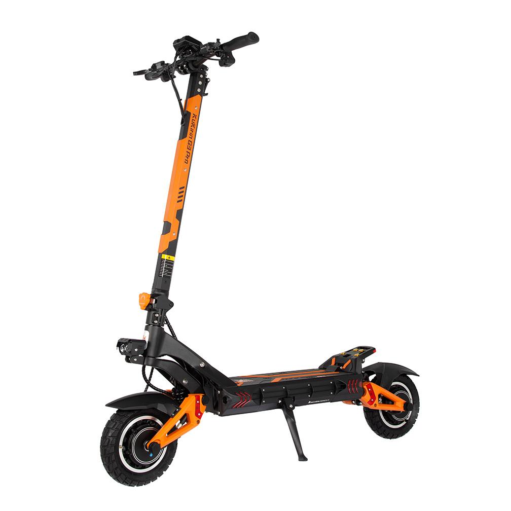 Kukirin G3 Pro Dual Drive Electric Scooter, 2×1200W, 52V 23.4Ah, 65km/h Max Speed, 80km Range, 10" Off-road Pneumatic Tires, Hydraulic Damping