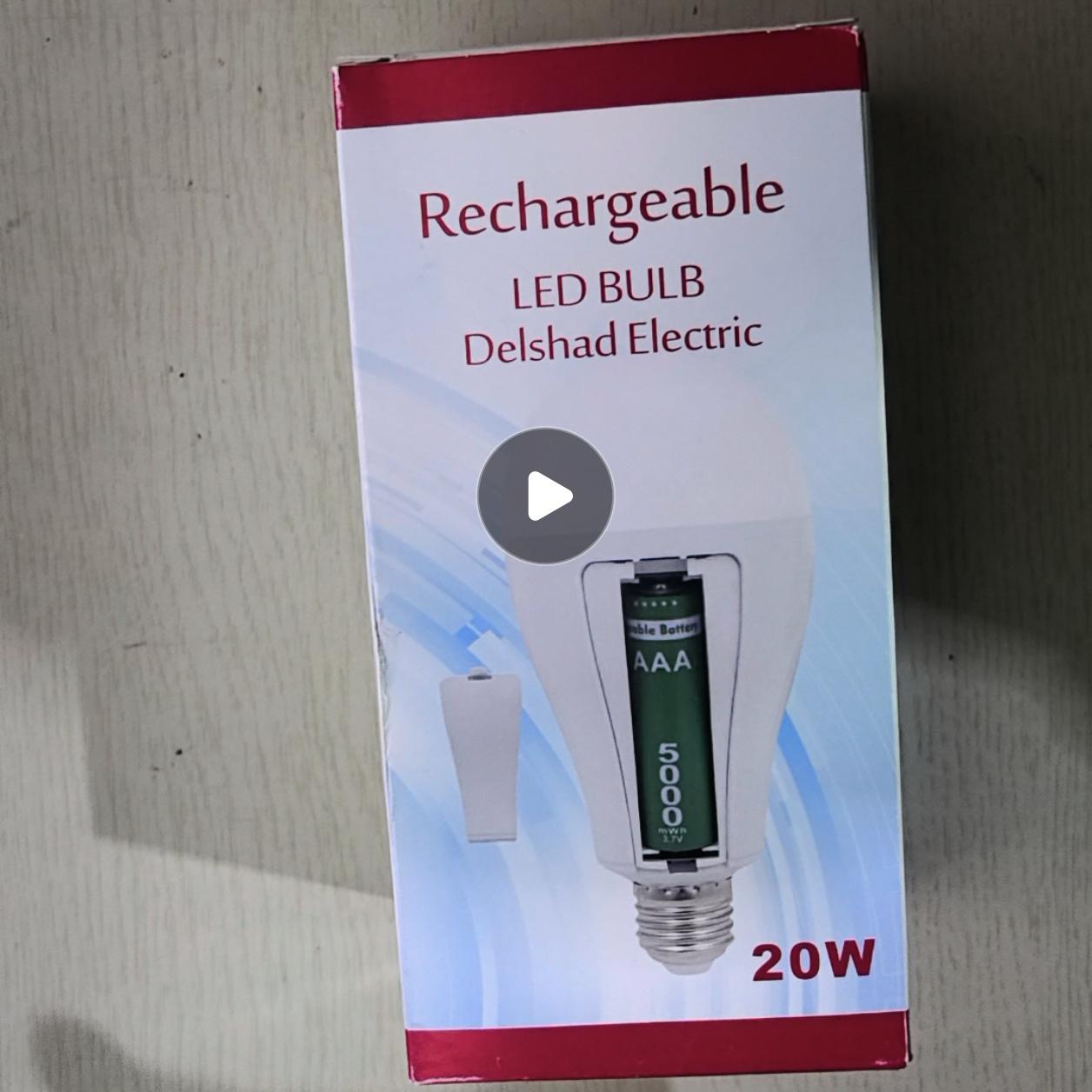 1PC 15W LED Bulb Smart Charging Light Bulb Chip Power Failure Emergency Home 18650 Battery No Flicker Detachable Emergency Bulb