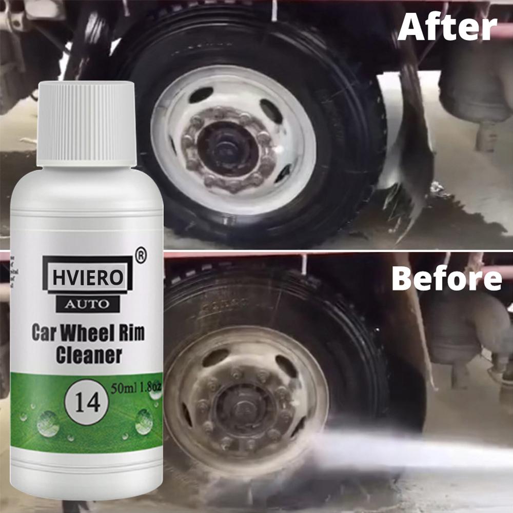 1PCS Car Accessories HVIERO-14 20ml/50ml Add 5 Times More Water Car Wheel Ring Cleaner Window Glass Cleaning Auto Remove Rust