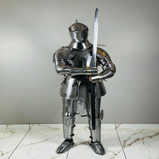 Combat Suit Medieval Knight Armor Suit Gothic Full Body Armor Suit 15Th Century Larp Cosplay German Armor Best Gift For Him