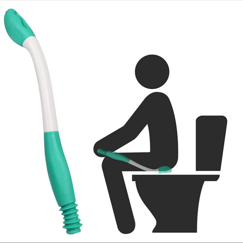 Bend-free Toilet Wipe for Women and the Elderly with Disabilities Wipe the Toilet Toilet Auxiliary Tool No Bend Bathroom Hygiene Tool