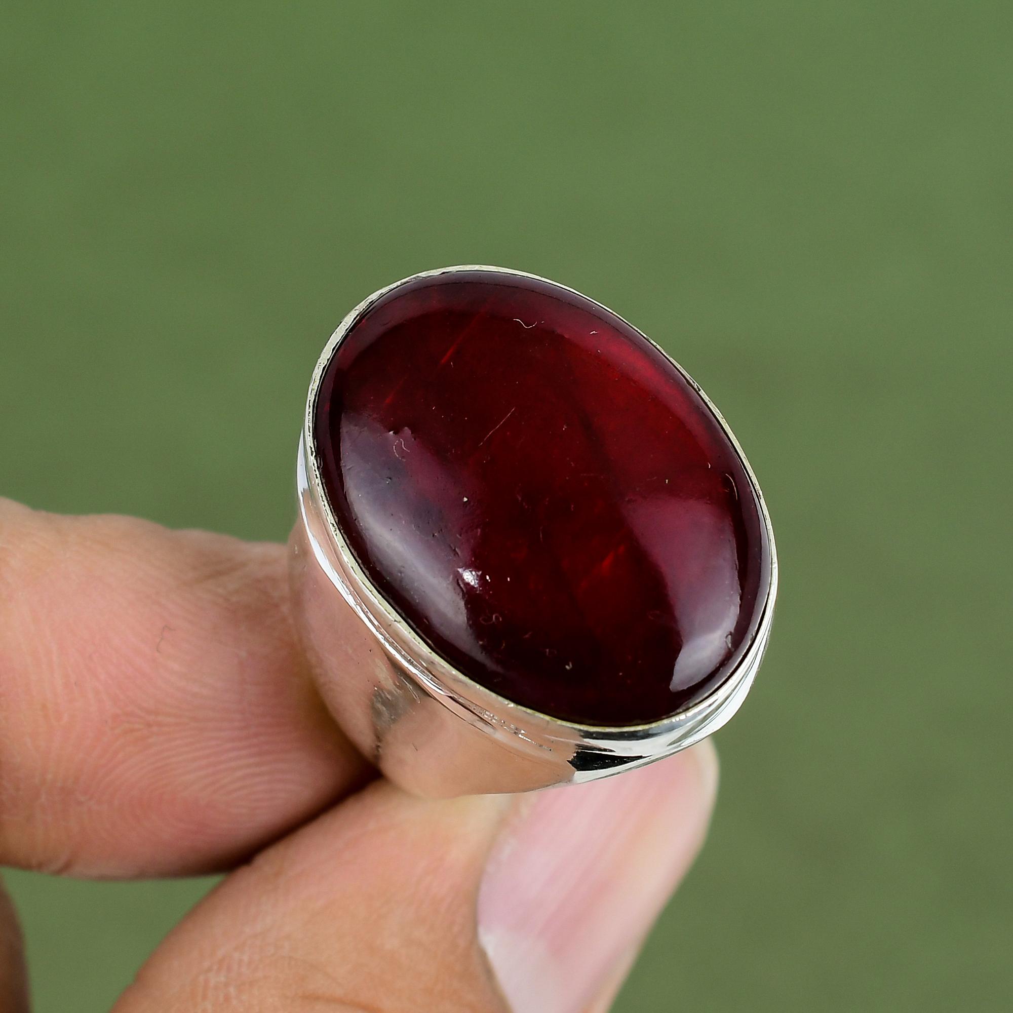 Red Fire Labradorite Ring 925 Sterling Silver Ring Original Gemstone Jewelry Handmade Ring For Gifts Designer Jewelry Available In Ring Size