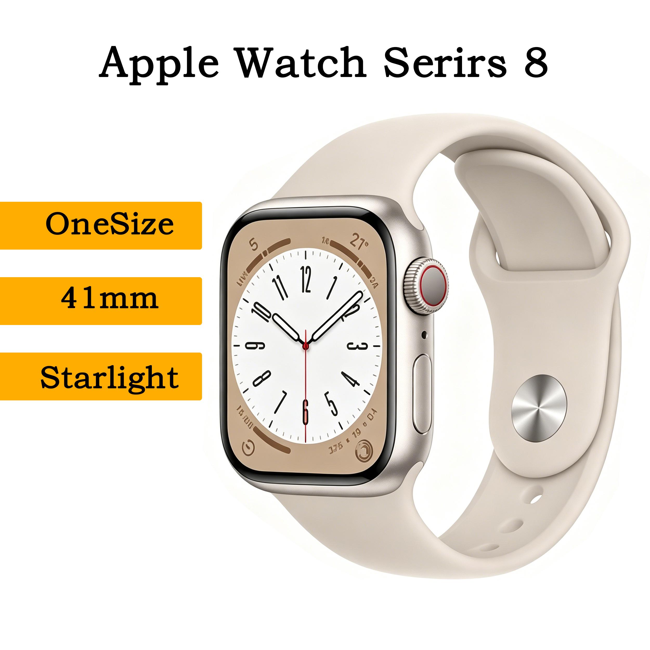 Smart Watch Apple 41mm Aluminum Starlight Series 8