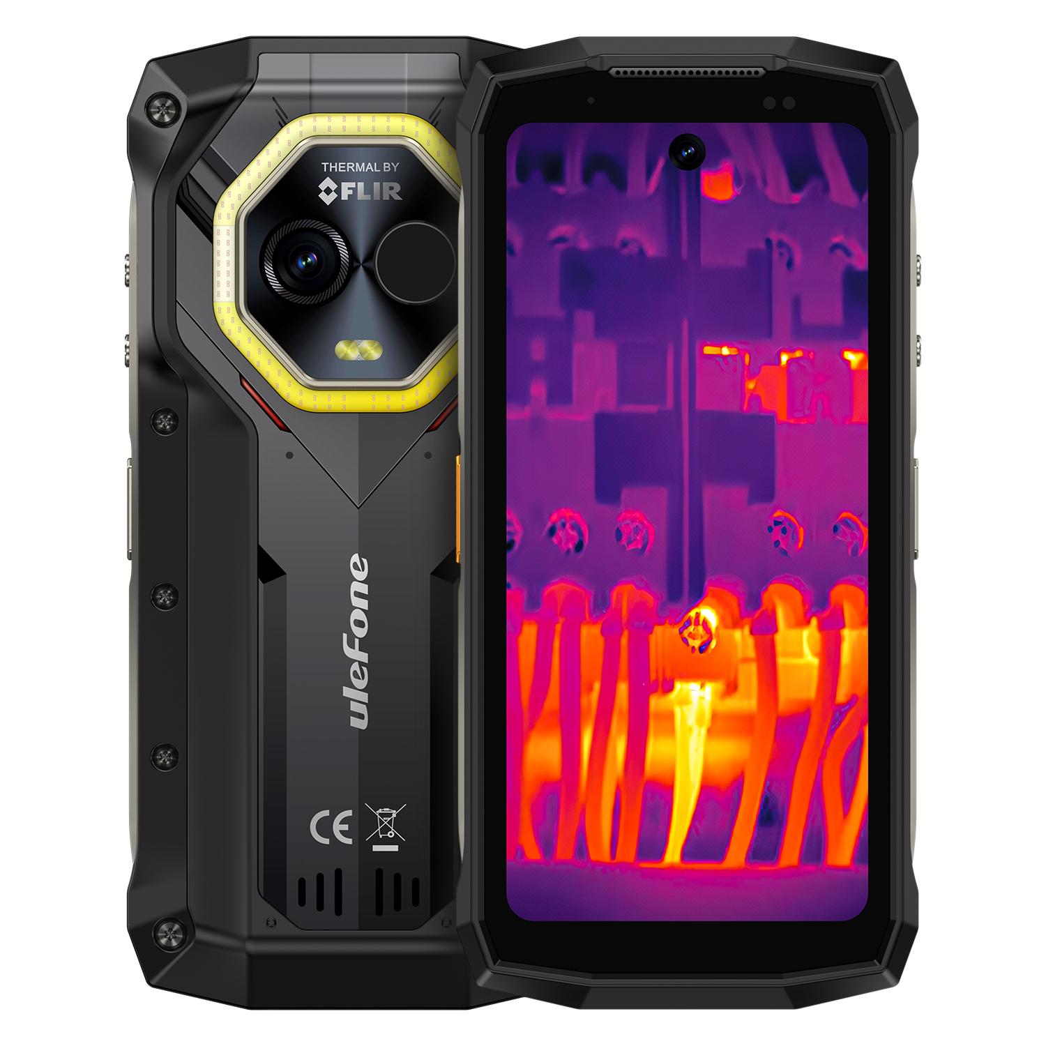 Ulefone Armor Mini 20T Pro 5G Thermal lmaging 4.7" Display Rugged Phone Android 15 6200mAh LED Light 16GB+256GB 33W Smartphone