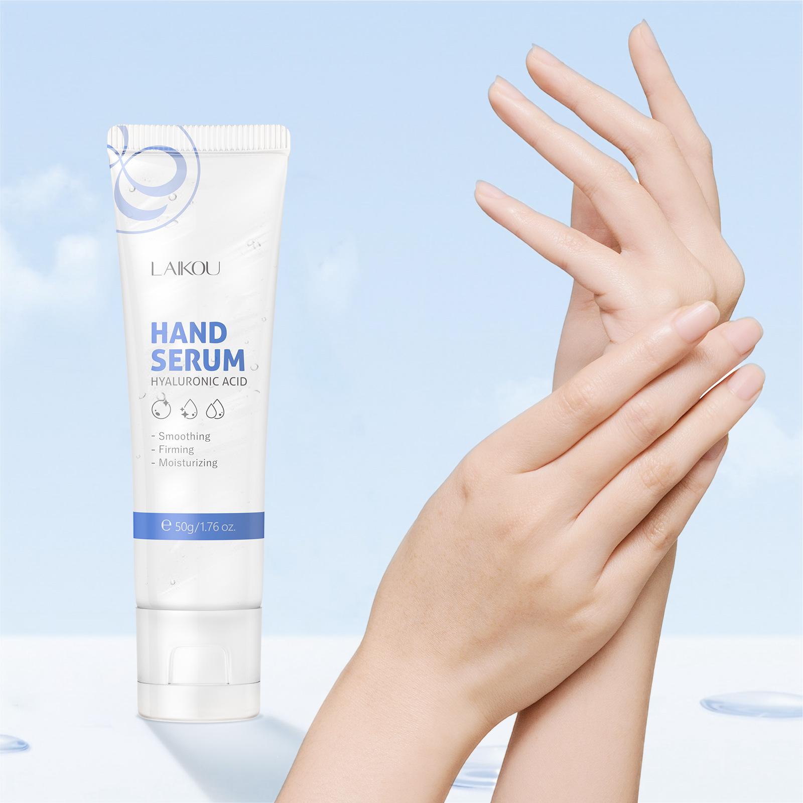 LAIKOU Hyaluronic Acid Moisturizing Hand Cream for Removing Dead Skin, Restoring Softening Skin, Gentle Hand Cream for Winter Nutritional Skincare