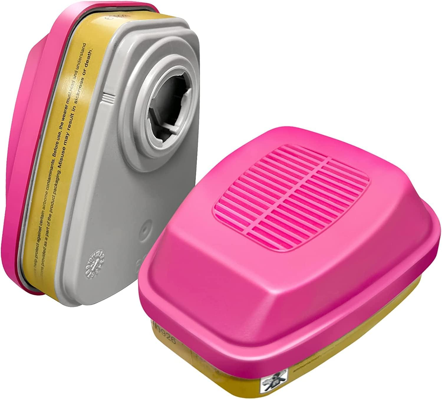 60926 Filterkartuschen für Atemschutzmaske – Chemikalien- & Farborganische Dampfkartuschen Kompatibel mit 6200, 6800, 7502, 7503, 6000, 7000, FF-400 Serie