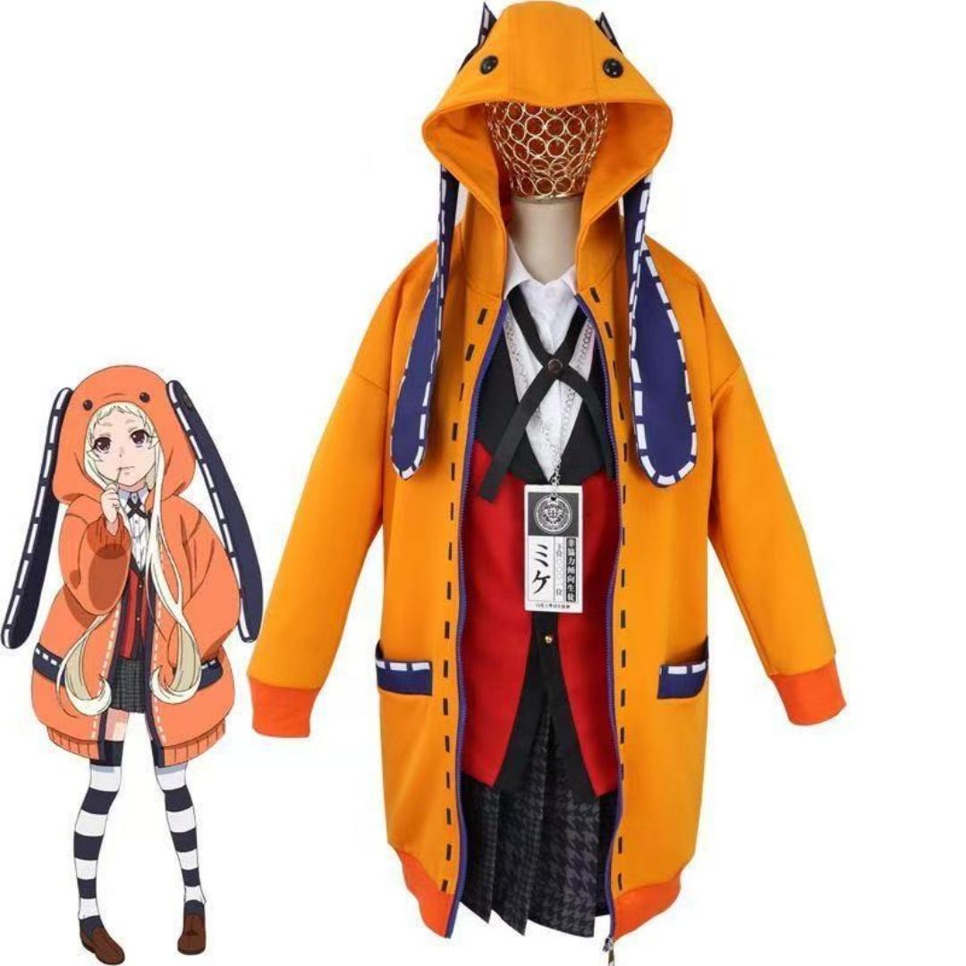 Anime Kakegurui Jabami Yumeko Cosplay Costume Halloween Sayaka Compulsive Gambler Japanese School Girls JK Uniform Halloween Cos