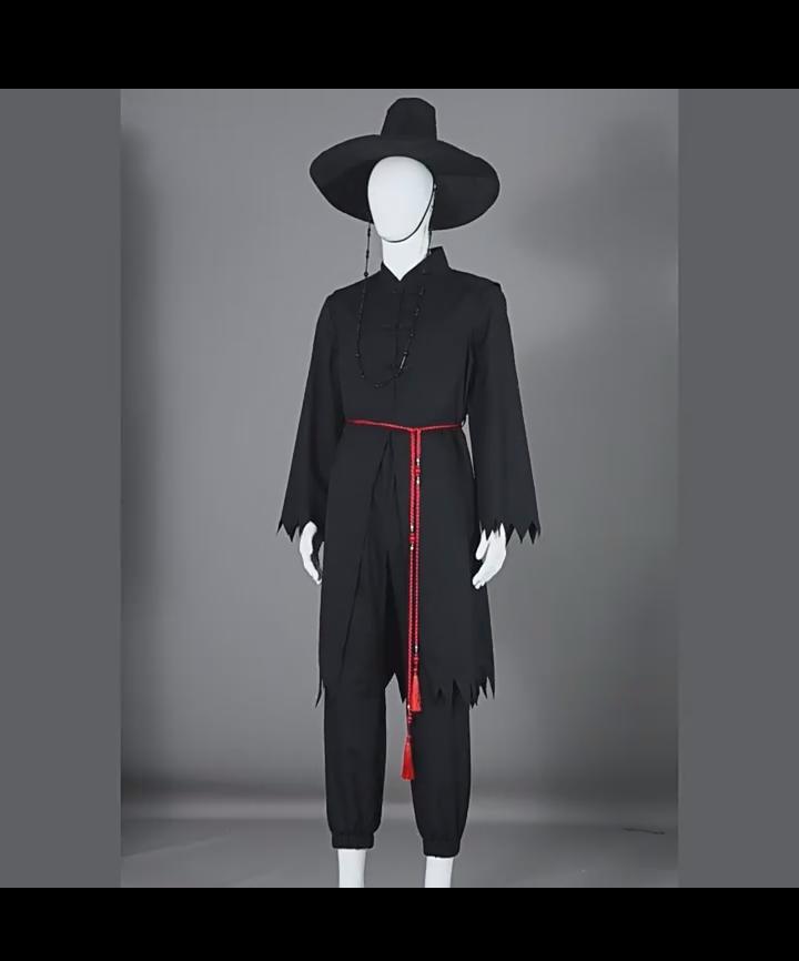 Saja Boy Cosplay Anime Movie Demon Hunter Jinu Group Singing Korea Style Boy Band Idol Outfit Halloween Party Costumes
