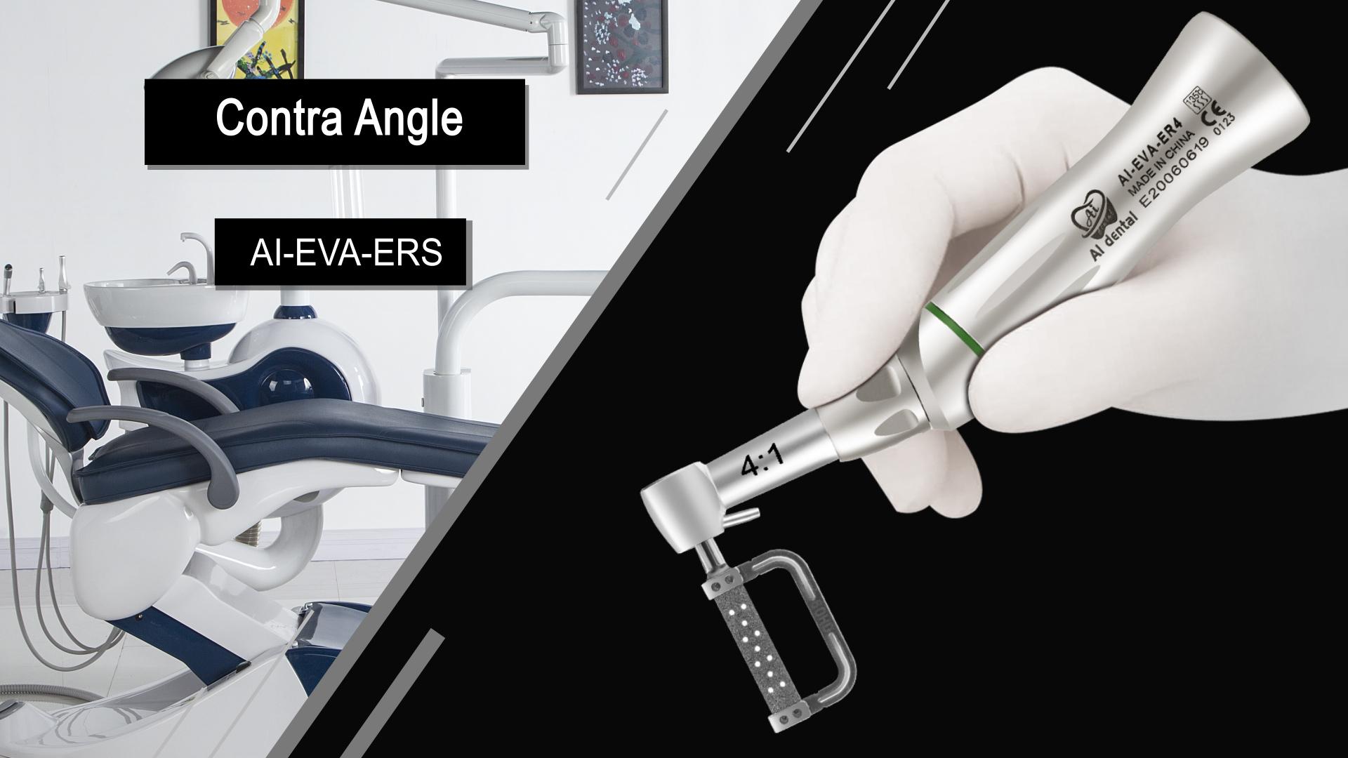Dental Contra Angle Handpiece Set AI-EVA-ERS 4:1 Reduction Vertical Reciprocating Orthodontic Treatment Tools