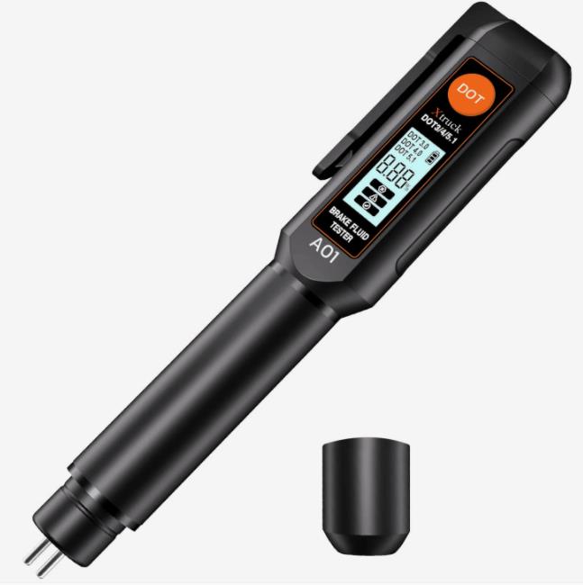 Automotive Brake Fluid Diagnostic Tool DOT 3.0/4.0/5.1 Compatible Brake Oil Detection Pen Support for Automotive Maintenance