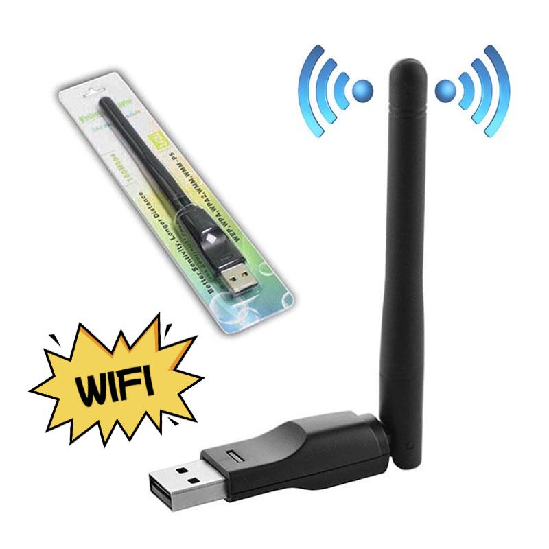 Adaptador USB WiFi com antena giratória