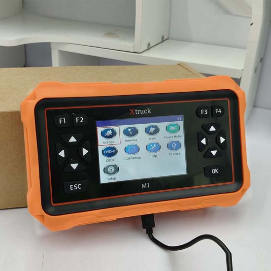 XTRUCK M1 Motorcycle Diagnostic Tool,Full System Scanner with ABS Bleed, ECU Coding & Throttle Reset