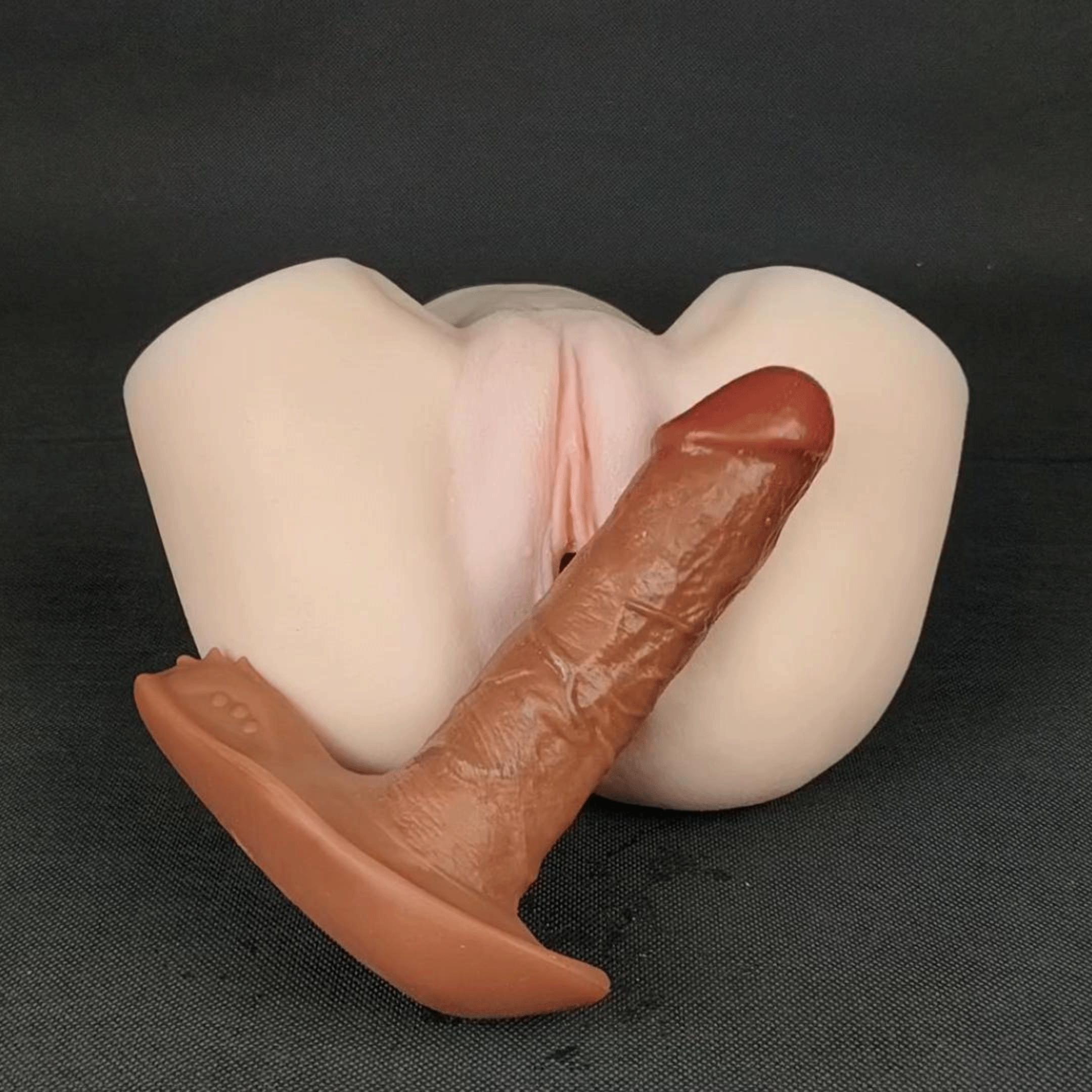 IPX7 APP Tragbarer Dildo-Vibrator, weiblicher G-Punkt-Massagegerät, Sexspielzeug, realistischer beheizter Dildo, magnetische Aufladung