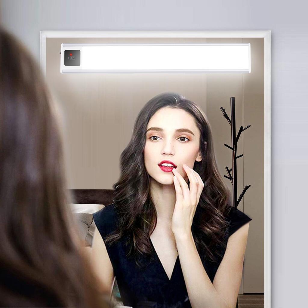 LED Makeup Mirror Light Smart Hand Wave Sensor Lamp USB Rechargeable Wall Lamps Bar Vanity Lights Indoor Lighting Table Lamp