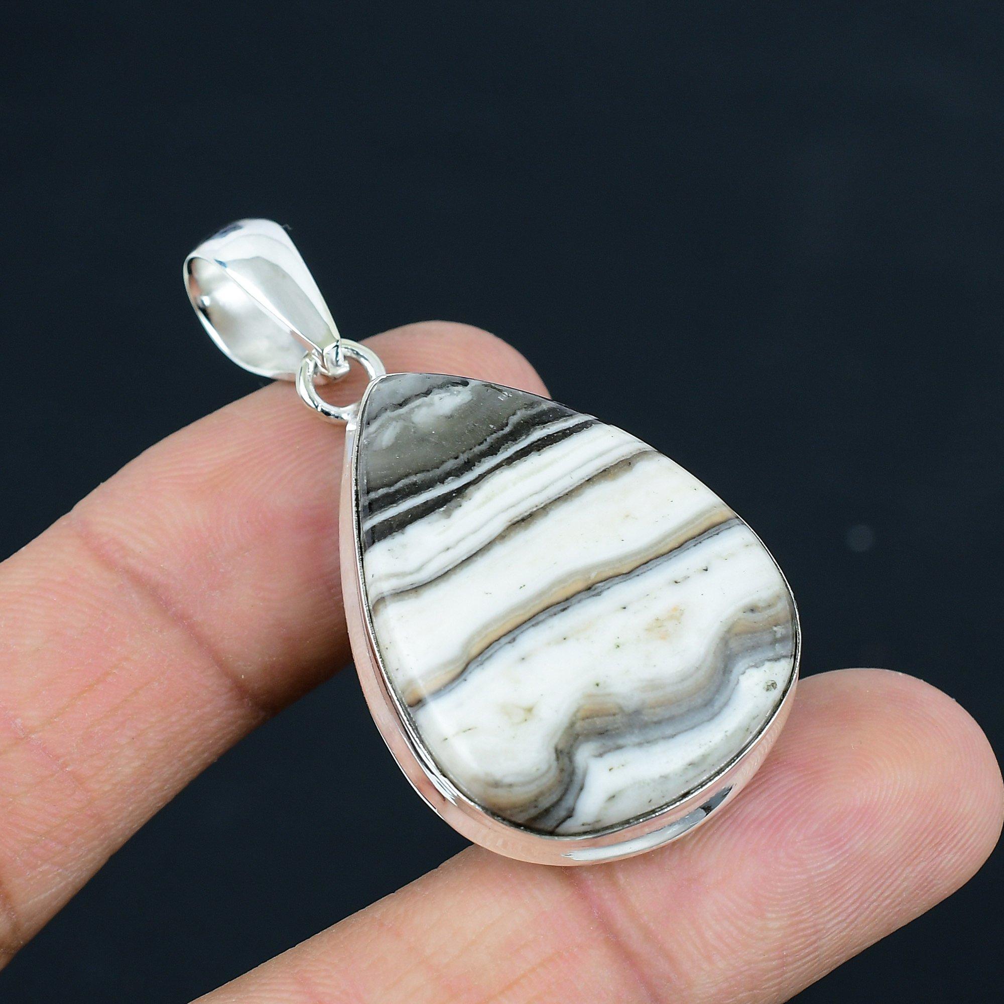 Natural Larsonite Gemstone Pendant, 925 Sterling Silver, Pendant Jewelry, Handmade Silver Pendant Jewelry for Gift, Easter Gift