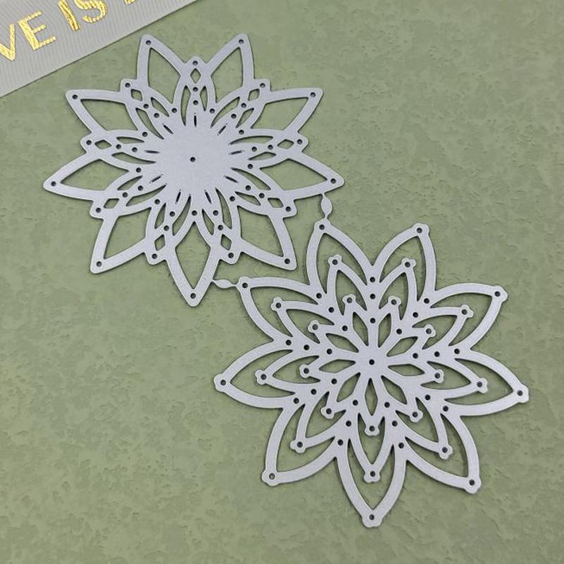 Flower Pattern Design Style Metal Cutting Die Stencil for DIY Scrapbooking Album Photo Embossing Paper Card Craft Decor