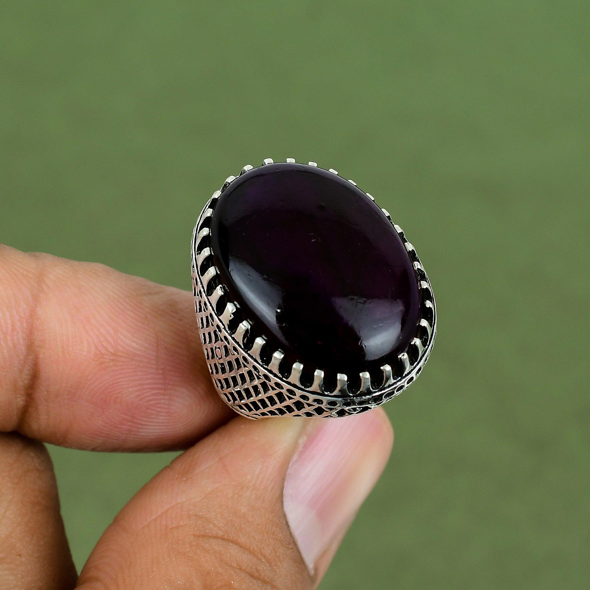 Lila Feuer Labradorit Ring 925 Sterling Silber Ring Edelstein Schmuck Handgefertigte Ringe Labradorit Schmuck Für Geschenke In Ringgröße Erhältlich