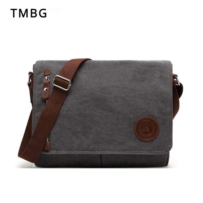 New High Quality Canvas Crossbody Bag Trend Retro Men's Shoulder Bag Korean Version Casual Student Rucksack for Boy Husband Birthday Gift