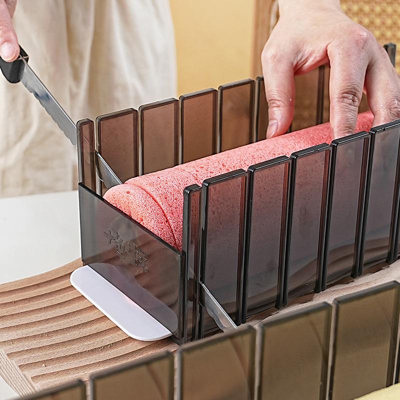 Cake Roll Cutting Artifact Dedicated Uniform Segmentation Mold Slicer Commercial Baking Kitchen Layering Auxiliary Tool