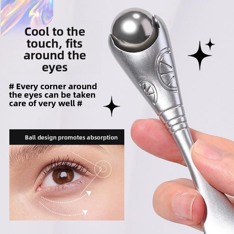 1PCS Dual-head Dual-use Eye Roller Massage Stick To Remove Eye Bags and Dark Circles Eye Cream Auxiliary Tool Massager