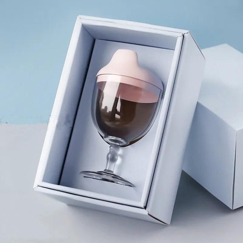150ml bebê infantil aprendendo garrafas de beber criativo copo de vinho em forma de crianças toldder garrafa de enfermagem taça de alimentação copo de pato