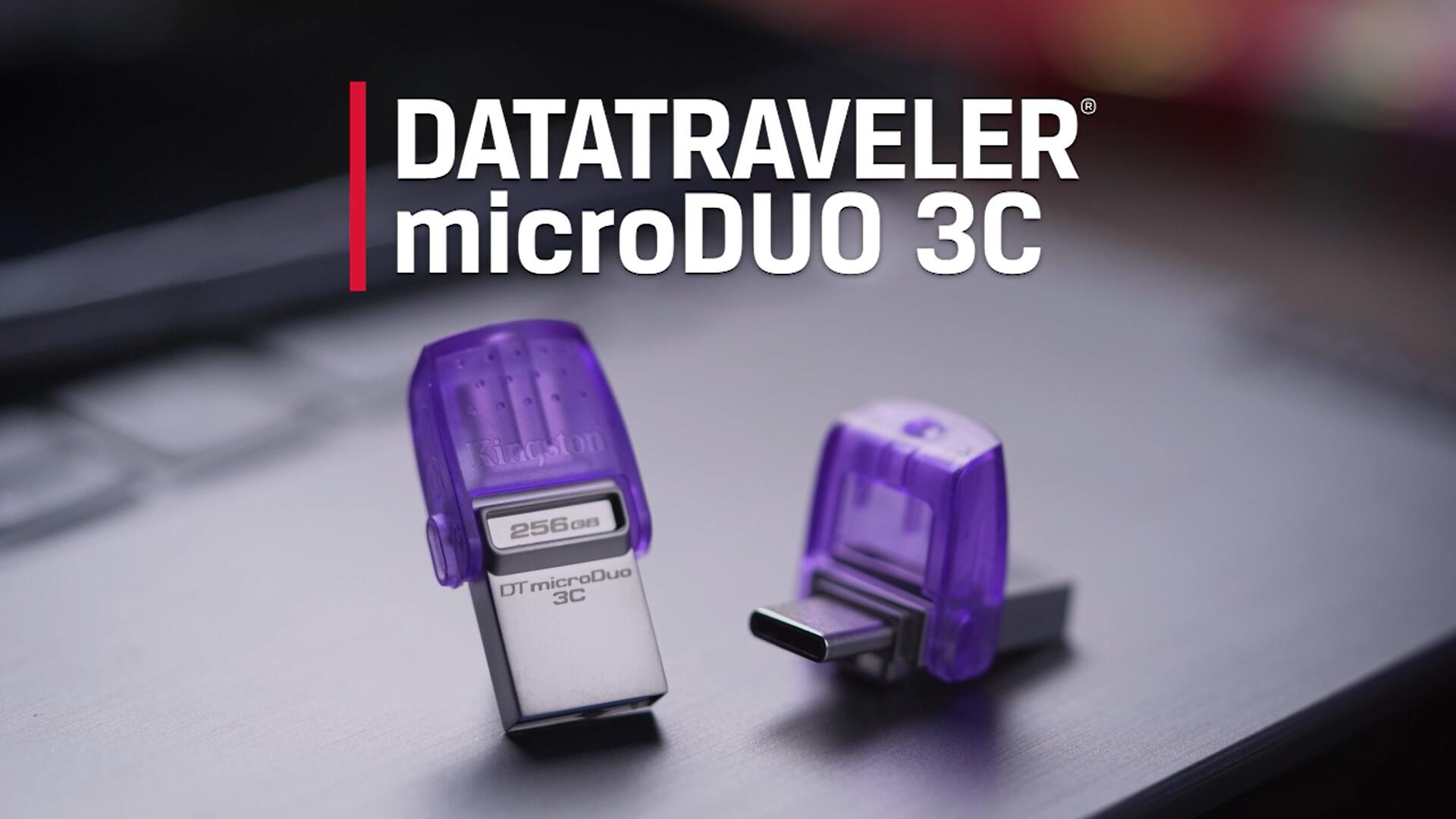 Kingston Type-C USB3.2 Gen1 USB Flash Drive OTG 256GB 128GB/64GB Up To 200Mb/s DTDUO3CG3 High Speed Pen Drive Duo Connector for Phone and Computer