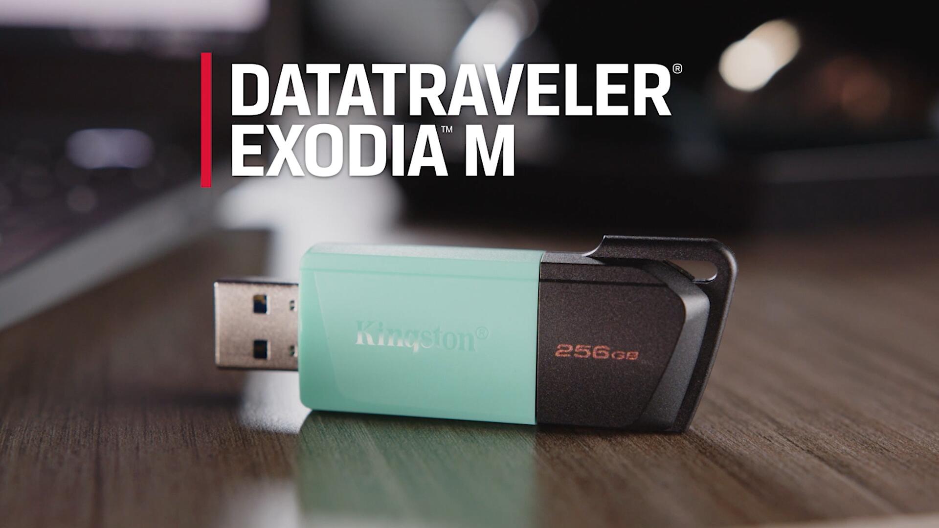 Kingston 128G USB Flash Drive 64G 256G USB3.2 Flash Disk Pen Drive DTXM Memory Stick 3.0 Drives With Protective Cap and Keyring In Multiple Colours