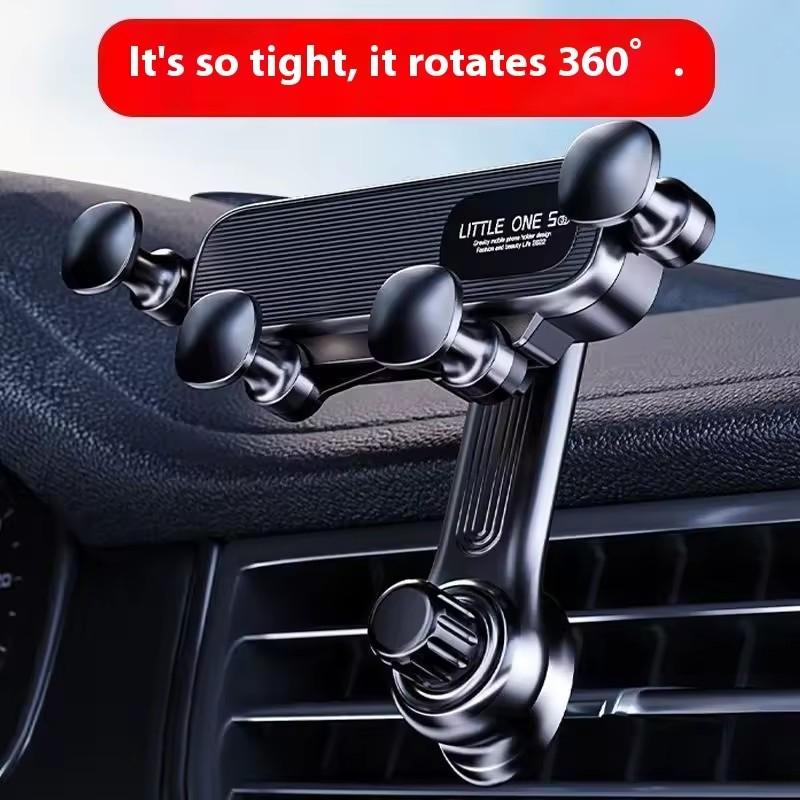Car Air Vents Clip Mount Stand Extension Rod 360° Rotatable Gravity Car Phone Holder In Smartphone Holder Bracket GPS Support