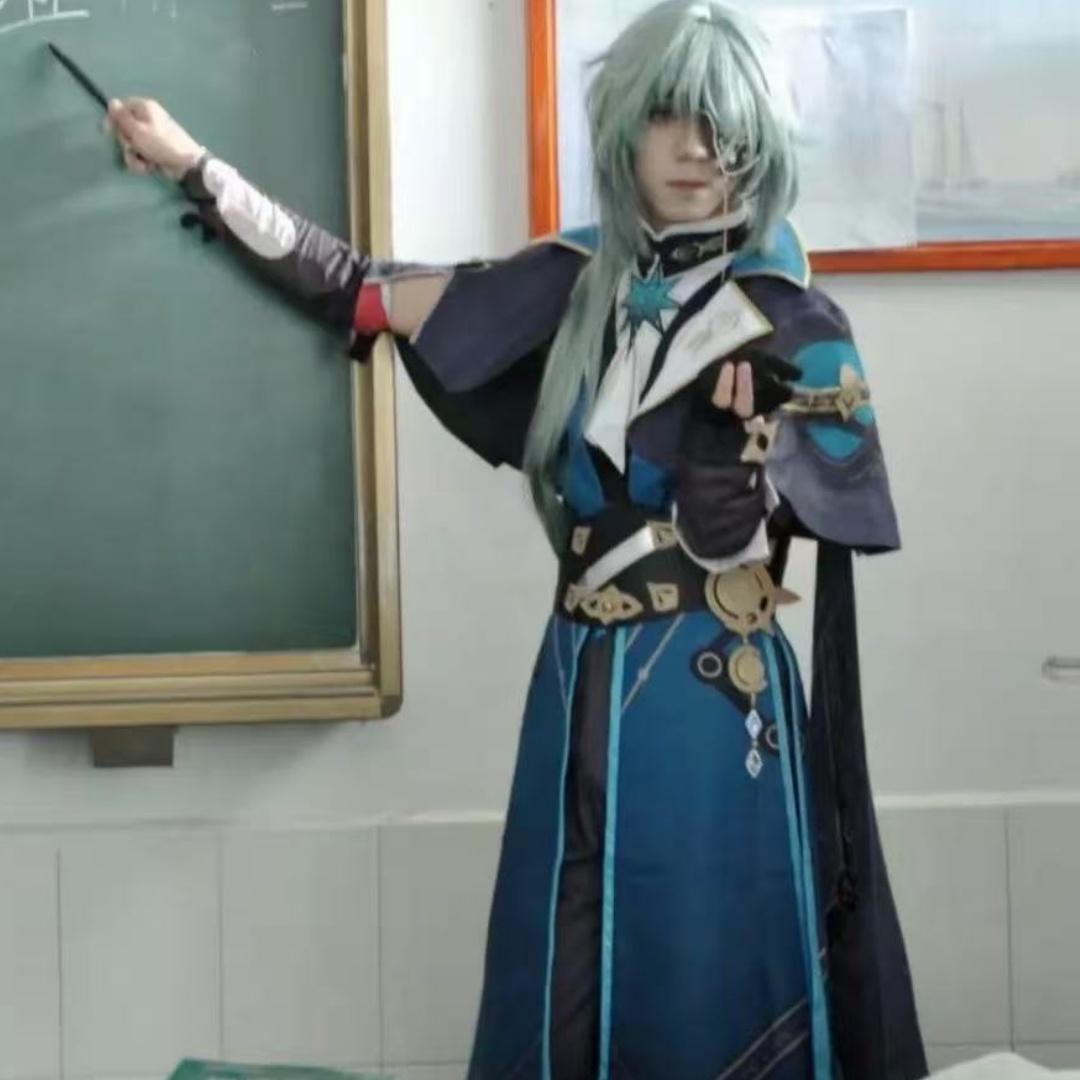 Anaxagoras Cosplay Spill Honkai Star Rail Kostyme Anaxa Uniform Parykk Grove Of Epiphany Amfore Halloween-antrekk for kvinner menn