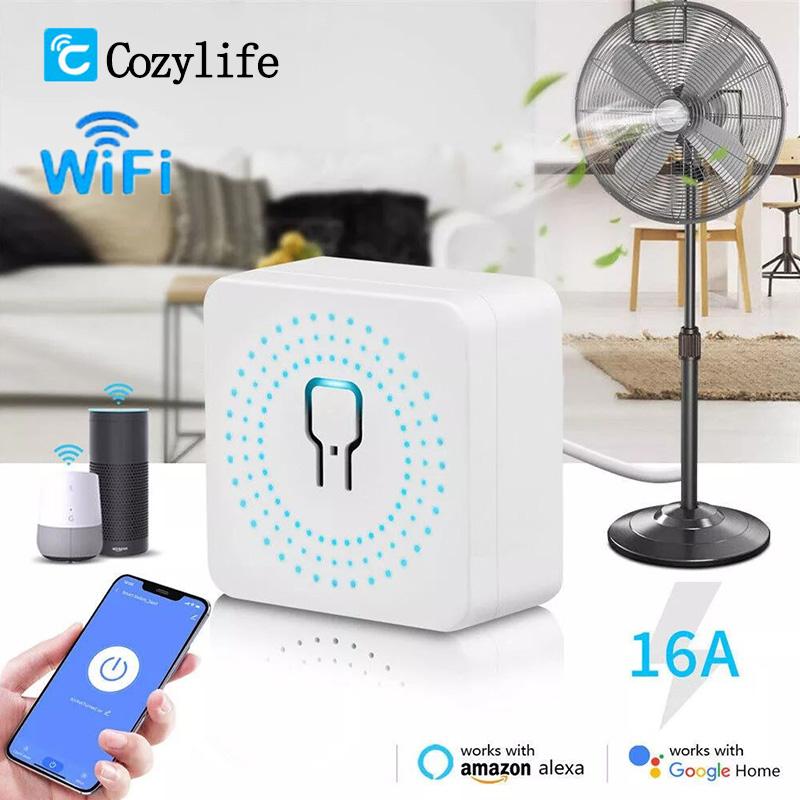 16A/20A Smart WiFi Wireless Switch Module Breaker Relay 2-way Control APP Remote Control AC100-240V Support Alexa Google Home