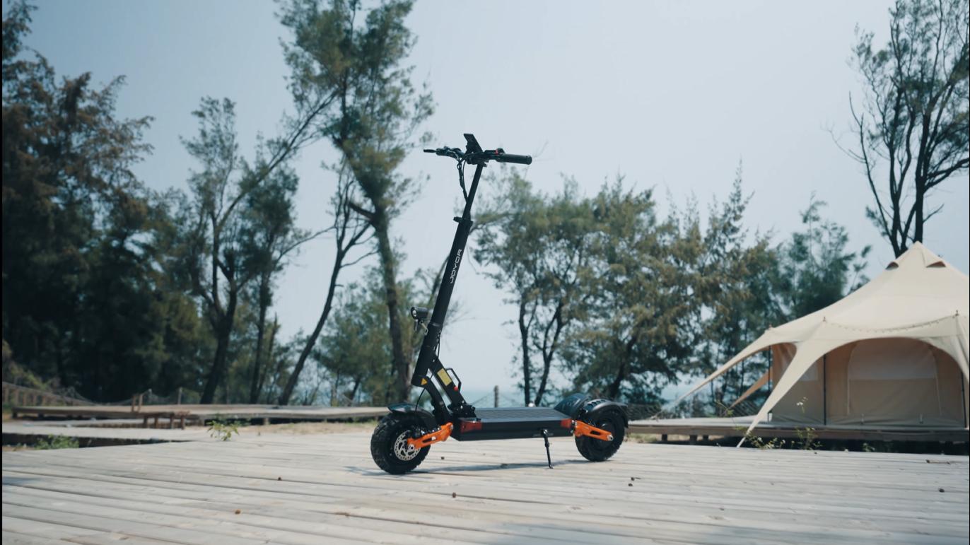 JOYOR T10 Foldable Electric Scooter 10" Tires 1000W*2 Dual Motors 60V18Ah Battery 60km/h Max Speed 75km Max Range
