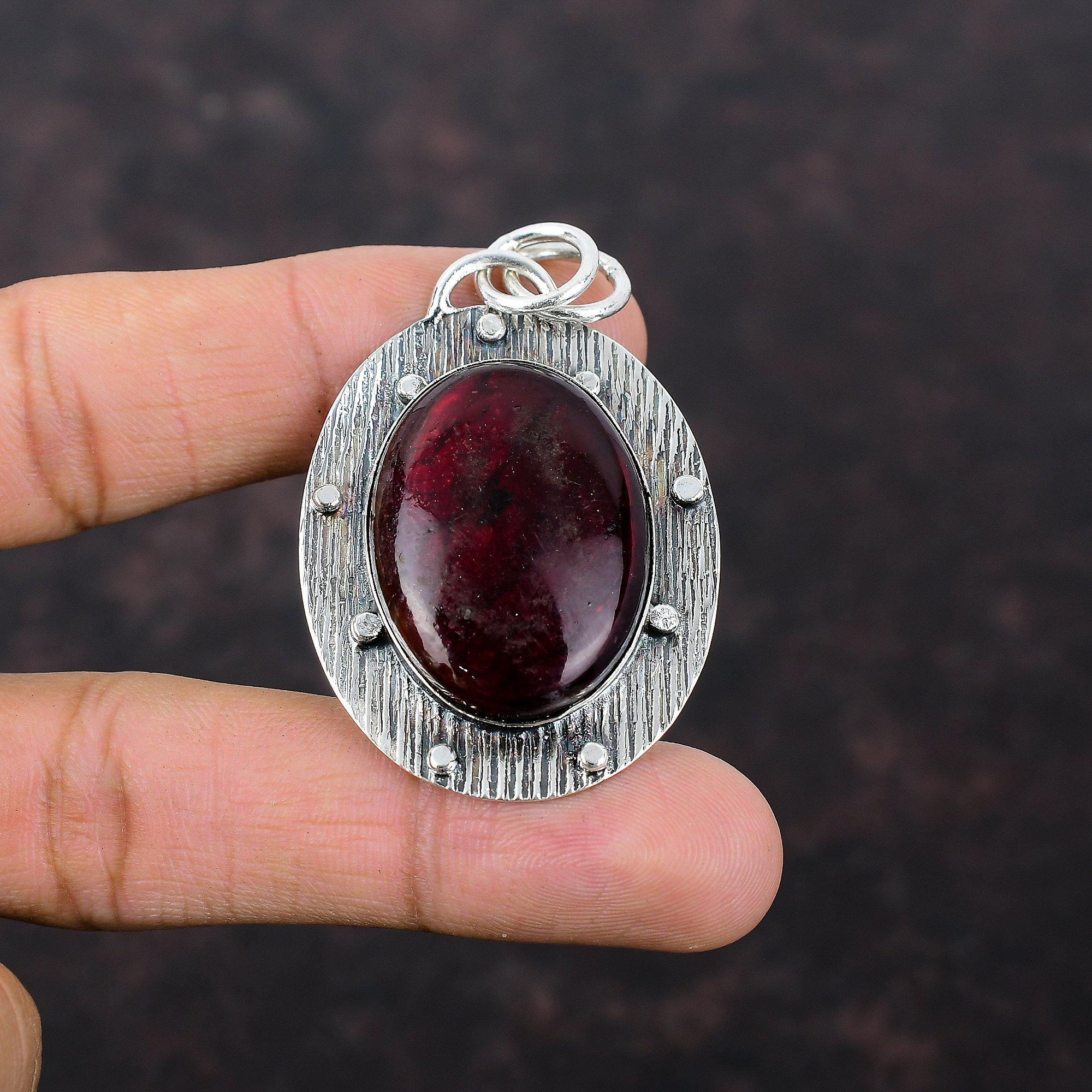 Red Fire Labradorite Pendant Gemstone Jewelry Handmade Pendant 925 Sterling Silver Pendant Beautiful Jewelry Gift For Women Designer Pendant