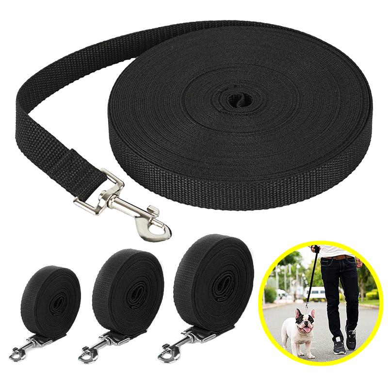 Nylon Dog Leash For Small Medium Large Dogs Outdoor Walking Strong Puppy Traction Rope Golden Retriever Labrador Pet Training Supplies