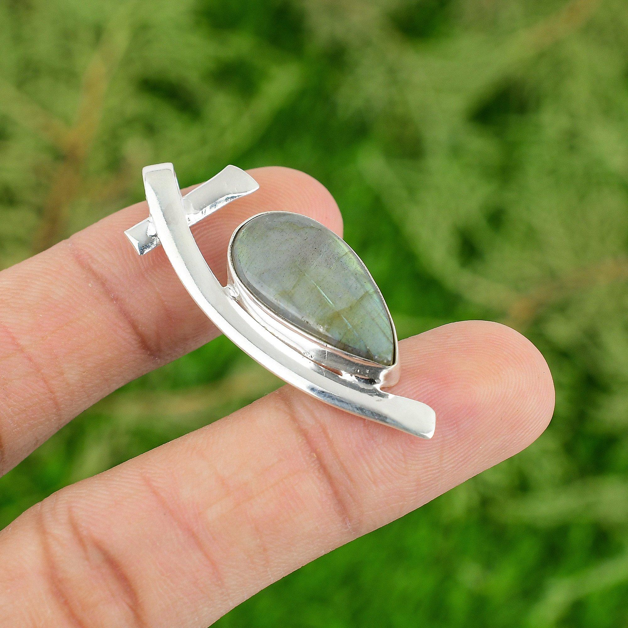 Friendship Day Sale 925 Sterling Silver Labradorite Gemstone New Pendant Jewelry