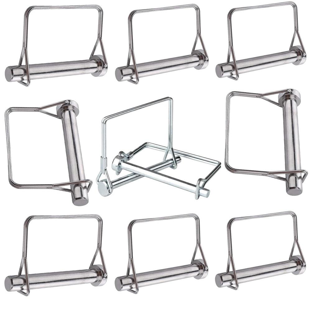 10 PCS Large Trailer Coupler Pin Heavy Duty Trailer Hitch Pin Safety Locking Pin 5/16 X 2-3/4 (8X70MM)